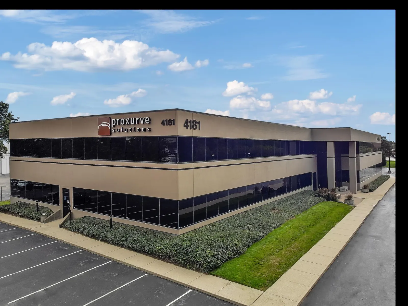 The Proxurve Solutions office building in Indianapolis, Indiana